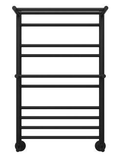 Водяной полотенцесушитель Aquatek Альфа AQ RRP1080BL П10 50x80см чёрный муар